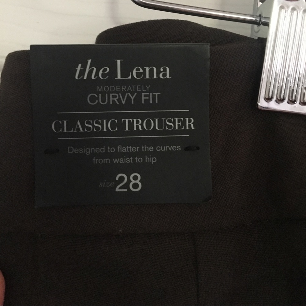 Brown trousers Lena fit Lane Bryant 28 average